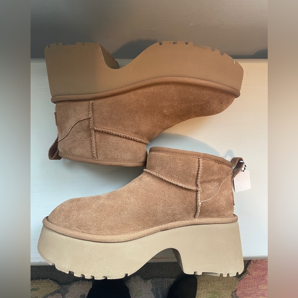 New Ugg Classic Ultra Mini New Heights Platform Boot